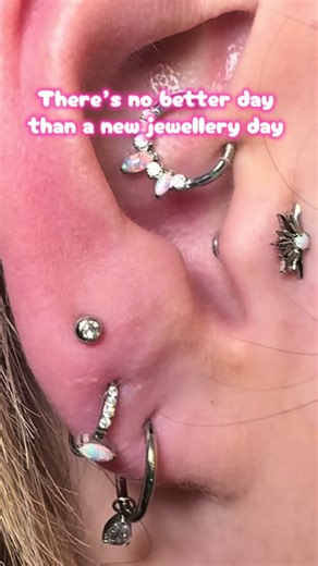 New jewellery days are the best Especially when it’s piercing jewellery 🫶🏻