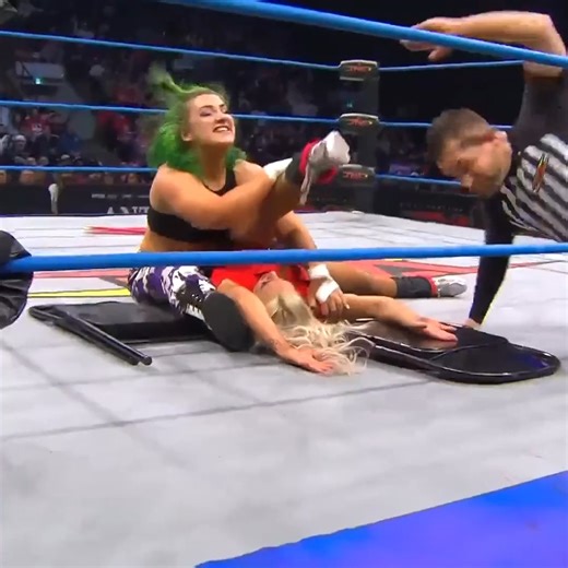 TNA Wrestling | BLUE THUNDER BOMB INTO THE CHAIRS! #TNAUnderSiege | Instagram