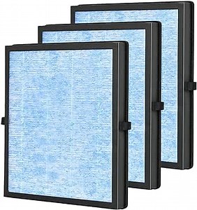 MK04 Replacement Filter，Compatible with AROEVE MK04 MG04JH Air Purifier Model DH-JH04，3-in-1 H13 True HEPA, Part No. MK04LX，3 Pack