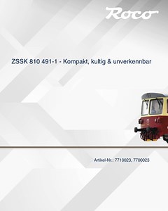 11K views · 239 reactions | Kompakt, kultig und unverkennbar – der Dieseltriebwagen 810 491-1! ✨" Ein Klassiker der slowakischen Nebenstrecken, jetzt detailgetreu als Modell verfügbar. Perfekt für kurze Pendlerstrecken und nostalgische Bahn-Atmosphäre! ➡️ Mehr zum Modell erfährst du hier: https://www.roco.cc/rde/7710023-dieseltriebwagen-810-491-1-mit-beiwagen-zssk.html | Roco.cc | Facebook
