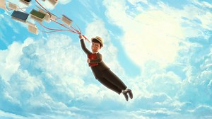 Animación: libros voladores