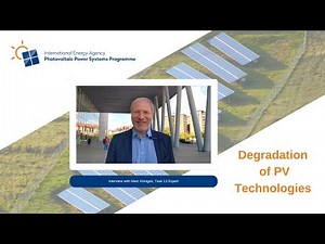 Degradation of PV Technologies, Interview, Marc Köntges, Task 13 Expert