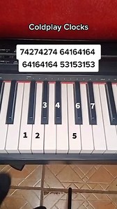 Coldplay Clocks piano tutorial #coldplay #clocks #pianotutorial #pianoforte | Ponchopiano