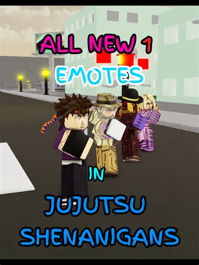 All New JJS Emotes in Roblox Update — Complete List