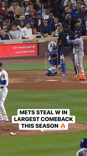 Mets trailed 6-1 entering the 5th inning and took the 9-7 win against the Cubs 😳 | Bleacher Report