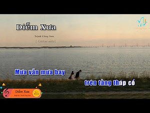 [Karaoke] Diễm Xưa - (Guitar Solo Beat), Muối Music | Tháng Năm