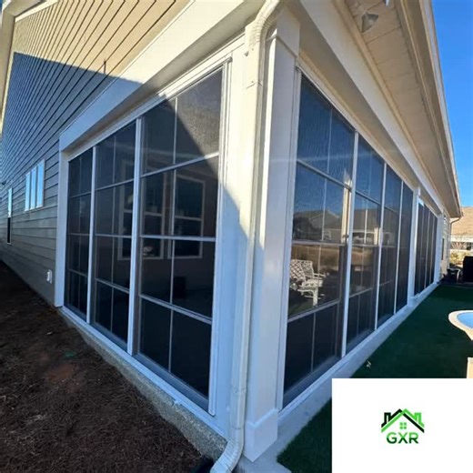 Green Exterior Remodeling LLC on Instagram: "GXR installed Sunspace windows on the existing porch, creating a more comfortable and protected outdoor space. #greenexteriorremodeling #gxr #sunspace #porchconversion #windows #outdoorliving #homerenovations #install #upgrade #transformation #custom #new #fresh #hot #outside #backyard #nc #sc #northcarolina #southcarolina #charlotte #columbia #january"