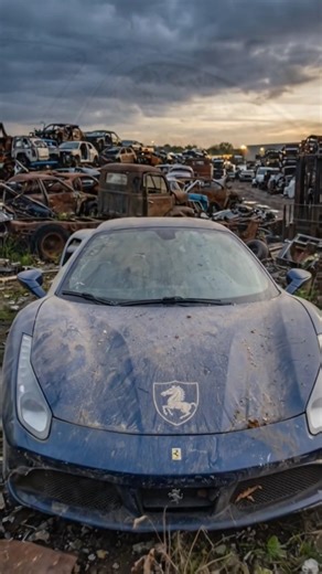 Abandoned Ferrari Gets a Sparkling Clean #ferrari