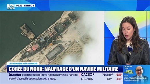 Caroline Loyer : Corée du Nord, naufrage d'un navire militaire -23/05