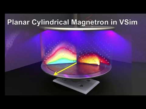 Plasma Sheath Formation in Self-Consistent Planar Cylindrical Magnetron Sputtering Simulation