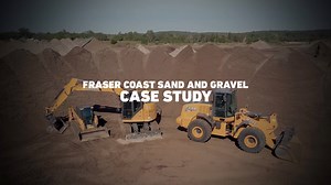 Fraser Coast Sand and Gravel have been operating out of their sand quarry at Harvey Bay for 10 years. Their main product is a fine white sand used for concrete blocks, concrete pavers and asphalt. "Most importantly to us is a machine that is reliable every day and has the power and performance to back that up." Fraser Coast Sand and Gravel choose Case equipment for all of their earthmoving needs. They currently own 6 Case machines in total, with 3 Case Loaders, 1 Case Skid Steer and 2 Case Excav