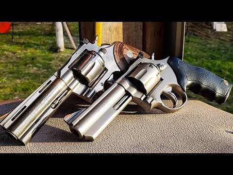 Colt Python vs Taurus model 66 - Surprising results.....