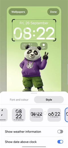 One UI 8.5 adds three new Clock screen styles!