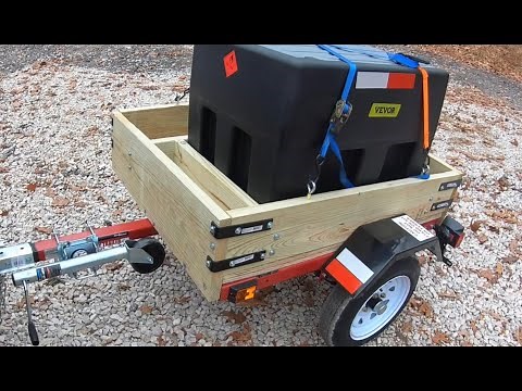 DIY Fuel Trailer Build w Harbor Freight Cargo Trailer & Vevor Fuel Transfer Tank
