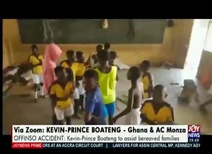Kevin-Prince Boateng said he wants to support the families of the eight juvenile footballers who died on their way from a registration exercise just over a week ago. The former Black Stars midfielder noted that being a father of two kids himself made him feel the pain of the families. | JoyNews