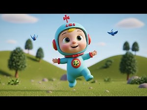 Space Baby Wants to Fly | Fun Rocket Adventure & Imagination Song for Kids | Nursery Rhyme