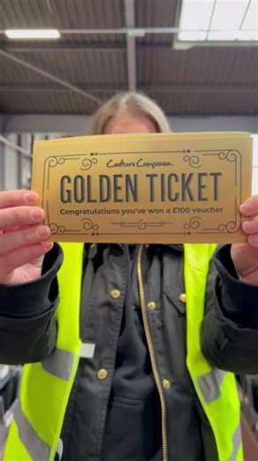 8.3K views · 96 reactions | As part of our Customer Appreciation Week celebrations we're hiding 7 Golden Tickets in random orders placed during this week!  The tickets have either a value of £$100 or £$50 to be used on our website. So...who's feeling lucky?  | Crafter's Companion | Facebook