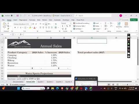 Shelly Cashman Excel 365 | Module 5: End of Module Project 1 Shasta Outdoors #shellycashman