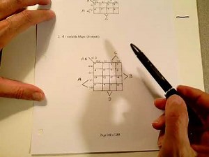 Introduction to Karnaugh Maps by Prof Skip Laratonda. Tutoring available, please see link below: