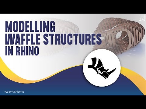 Modeling a 3D Waffle Pavilion in Rhino.