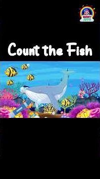 Dot to Dot Fish Counting for Kids 🐟🔢 | Count 1 & 2 | Join the Dots Ocean Game | BabyApps Learning
