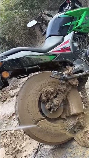 Motorcycle wheel washing process