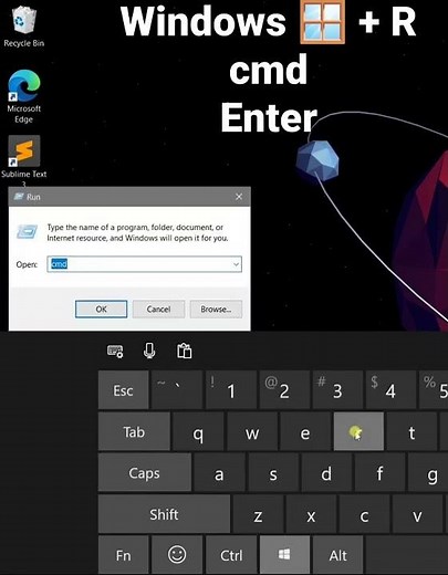 Open terminal on windows shortcut