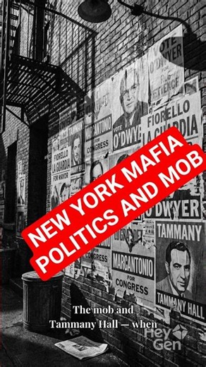 New York Mafia The Politics And The MOB #NewYorkCity #NYC #NewYork #NYCLife #MafiaNYC