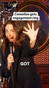 Tess Tregellas on Instagram: "Big news 💍 I got scammed. #comedy #standup #nyccomedy #engaged #ring #wedding #engagement #bride #engagementring #scam #scamalert"