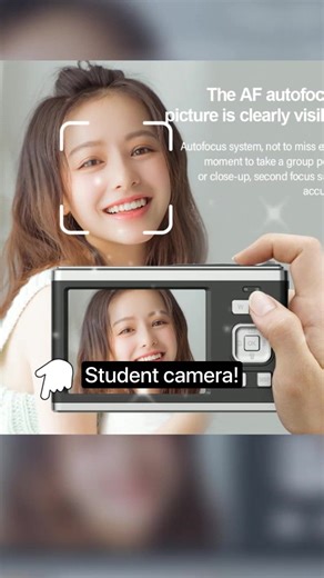 KiTBEEZ-4K Digital Camera High-Definition Dual Screen Zoom CCD Camera Selfie Beauty Camera student camera! Don't miss out!