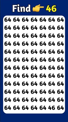 Find The Odd Number 46 #findtheoddnumber #shorts #maths #riddle #puzzle #viral #viralshorts #quiz