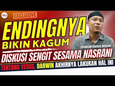 LIHAT ENDINGNYA ! DISKUSI SENGIT SESAMA NASRANI SOAL YESUS, PRIA INI AKHIRNYA MANTAP JADI MUALAF