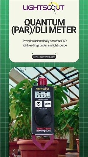 The LightScout Quantum (PAR)/DLI Meter