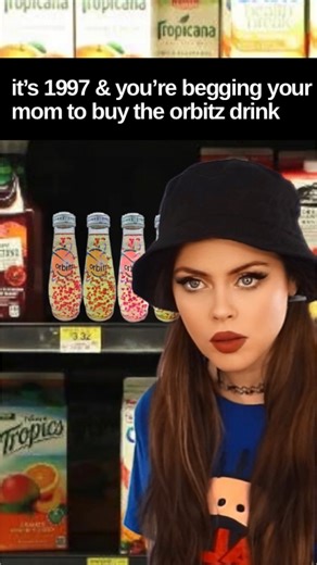 340K views · 10K reactions | Did you (or anyone you know) ever try the Orbitz fruit drink with the floating gummy balls?? What did you think of it? It was very short lived in 1997, since the general consensus was that it was a gross idea… But it definitely had a bit of a cult following, and some people wish they’d bring it back to the market. #90s #90skids #nostalgia #genx #relatable #90snostalgia #reelsfacebook #millennials | Melissa Kristin TV | Facebook