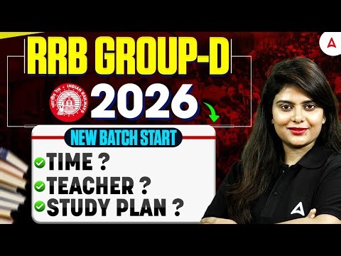 RRB Group D 2026 | RRB Group D Syllabus, Study Plan & Batch | RRB Group D Preparation Strategy 2026