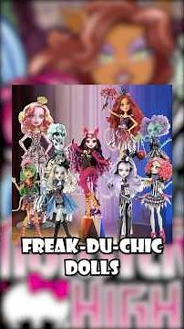Ranking EVERY Freak-Du-Chic Doll #monsterhigh