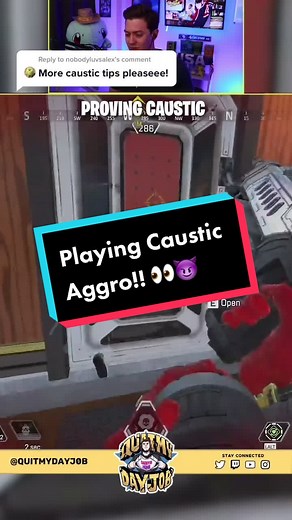 Aggressive Caustic Plays in Apex Legends