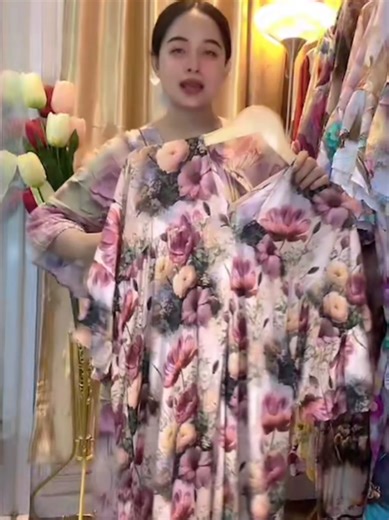 Daster wanita kekinian terbaru motif bunga bahan Rayon Lenbut tidak terawang lebar mayun atasan wanita #atasanwanitamurah #atasanwanita #piyamakekinian #dasterterbaru #daster