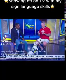 Show off⭐️ #deaf #signlanguage #dog #reels #dogsofinstagram #rescuedog #Hero | Cole the Deaf Dog- The Team Cole Project