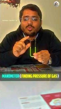 Manometer Working! Measurement of Pressure of a gas #activity 10/151 #physics #science #motivation