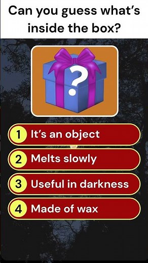 Mystery Box Challenge! # 72 | Fun Quiz #Shorts #QuizChallenge #GuessTheBox
