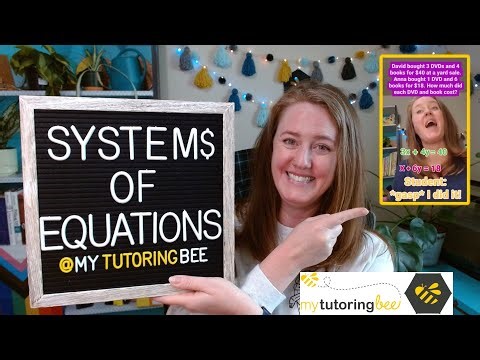 Systems of Equations from Word Problems