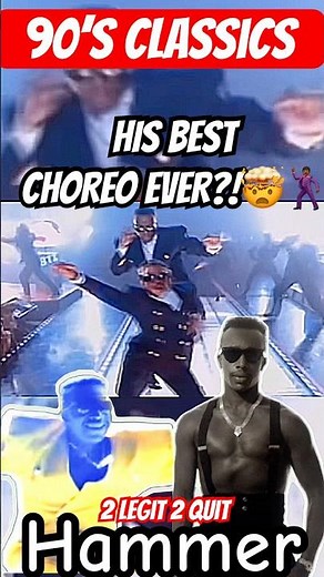 HIS BEST CHOREO EVER?! #MCHammer - 2 Legit 2 Quit | #90sclassics #2legit2quit #dancerlife #1991