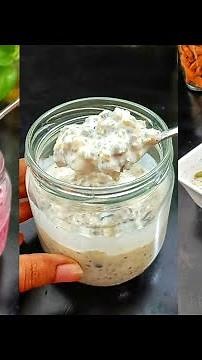 3 Different healthy oats chia seeds breakfast recipes.