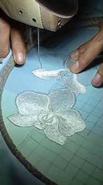 tutorial cara membuat bunga bordir