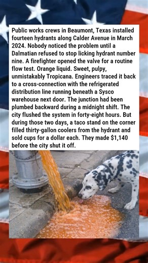 NEW FIRE HYDRANT DISPENSES ORANGE JUICE 🍊🚒😂