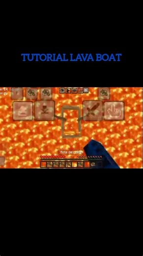 Tutorial de Lava Boat #minecraft #gaming
