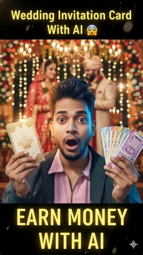 Wedding Invitation Card Making With Ai Complete Free 🤯🤫 #educational #invitation #ai