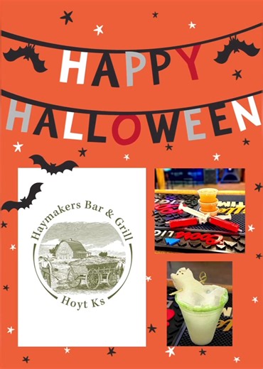 Get ready for Halloween with our staff tomorrow night! We'll be dressed in our favorite costumes, and we invite you to do the same. We've brewed up some festive drink specials for the occasion, including Zombie Brain Shots, Drunk Ghosts, Jell-O Shots, and Apple Pie Shots. We'll also be giving away $30 gift certificates for the best-dressed individual and the best-dressed couple. We hope to see you tomorrow night for a spooktacular time! | Haymakers Bar and Grill | Facebook