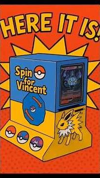 DIY Pokémon Vending Machine: “Spin for Vincent” in Action!